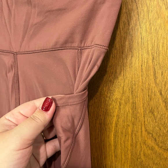 AEROPOSTALE neutral pink high waisted leggings with pockets - Picture 3 of 5